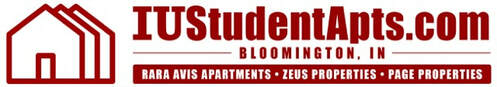 IU Student Apartments - New Logo with Rara Avis, Zeus, & Page Properties